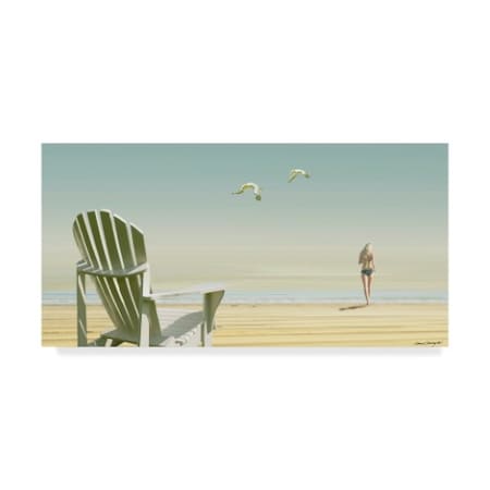 Carlos Casamayor 'Paradise Chairs' Canvas Art,24x47